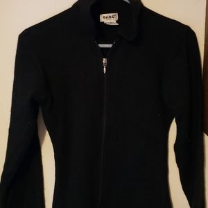 Fuzzy angora sweater